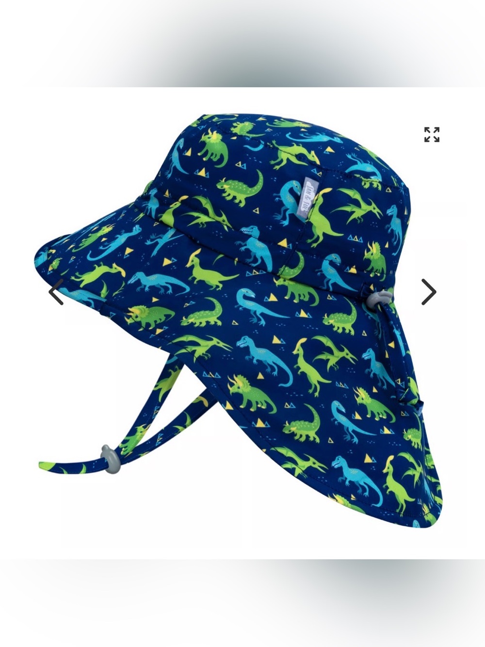 Jan & Jul Water MED Repellent Adjustable Xplorer Kids Sun Hat Dinosaur